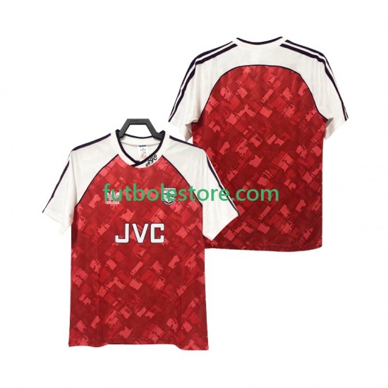 Primera Equipación del Arsenal Retro 1990 1992 Manga Corta para Hombre Primera Equipación del Arsenal Retro 1990 1992 Manga Corta para Hombre