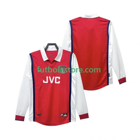 Primera Equipación del Arsenal Retro 1998 1999 ML para Hombre Primera Equipación del Arsenal Retro 1998 1999 ML para Hombre