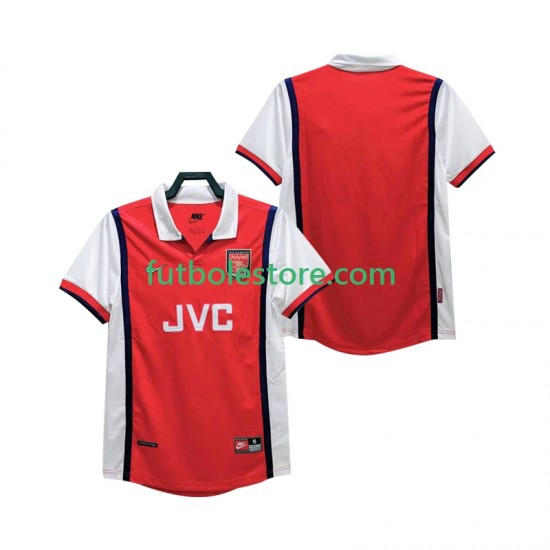 Primera Equipación del Arsenal Retro 1998 1999 Manga Corta para Hombre Primera Equipación del Arsenal Retro 1998 1999 Manga Corta para Hombre