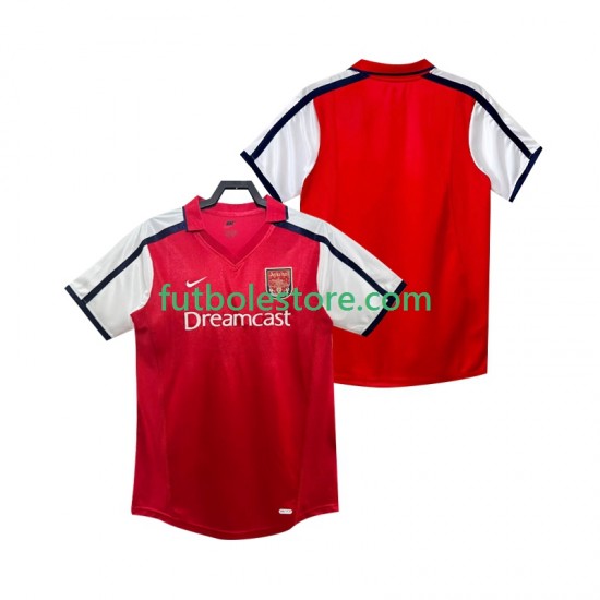 Primera Equipación del Arsenal Retro 2001 2002 Manga Corta para Hombre Primera Equipación del Arsenal Retro 2001 2002 Manga Corta para Hombre