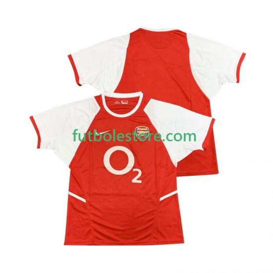 Primera Equipación del Arsenal Retro 2002 2003 Manga Corta para Hombre Primera Equipación del Arsenal Retro 2002 2003 Manga Corta para Hombre