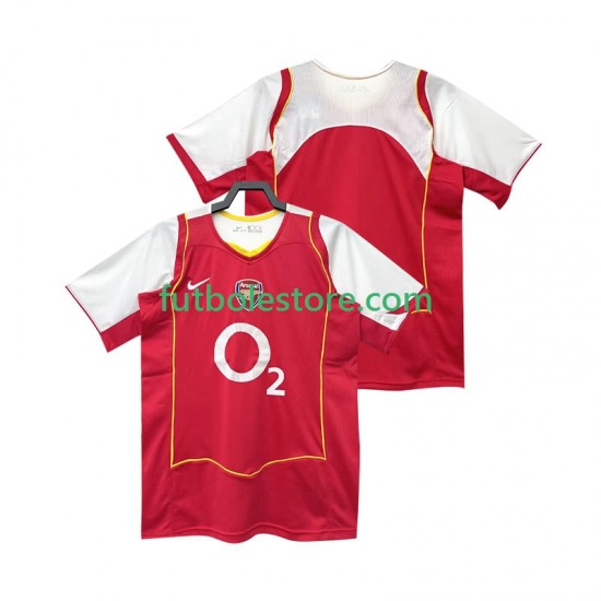 Primera Equipación del Arsenal Retro 2004 2005 Manga Corta para Hombre Primera Equipación del Arsenal Retro 2004 2005 Manga Corta para Hombre
