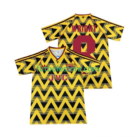Segunda Equipación del Arsenal WRIGHT 8 Retro 199 1993 Manga Corta para Hombre