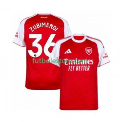 Primera Equipación del Arsenal Zubimendi 36 2025-2026 Manga Corta para Hombre