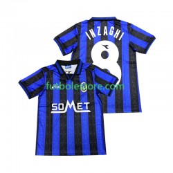 Primera Equipación del Atalanta INZAGHI 8 1996 1997 Manga Corta para Hombre
