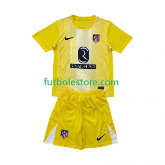 Primera Equipación del Atlético Madrid Portero 2025-2026 Manga Corta para Niño (Camiseta y pantalón) Primera Equipación del Atlético Madrid Portero 2025-2026 Manga Corta para Niño (Camiseta y pantalón)