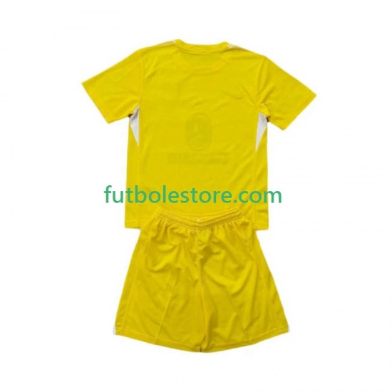 Primera Equipación del Atlético Madrid Portero 2025-2026 Manga Corta para Niño (Camiseta y pantalón)