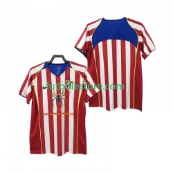 Primera Equipación del Atlético Madrid Retro 2004 2005 Manga Corta para Hombre
