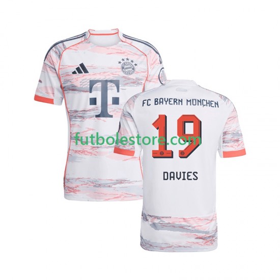 Segunda Equipación del Bayern de Múnich Alphonso Davies 19 2025-2026 Manga Corta para Hombre Segunda Equipación del Bayern de Múnich Alphonso Davies 19 2025-2026 Manga Corta para Hombre