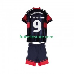 Primera Equipación del Bayern de Múnich Klinsmann 9 Retro 1997 1999 Manga Corta para Niño (Camiseta y pantalón)