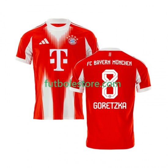 Primera Equipación del Bayern de Múnich Leon Goretzka 8 2025-2026 Manga Corta para Hombre Primera Equipación del Bayern de Múnich Leon Goretzka 8 2025-2026 Manga Corta para Hombre
