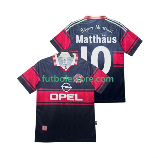 Primera Equipación del Bayern de Múnich Matthas 10 Retro 1997 1999 Manga Corta para Hombre Primera Equipación del Bayern de Múnich Matthas 10 Retro 1997 1999 Manga Corta para Hombre
