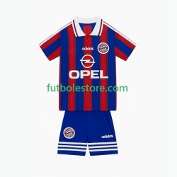 Primera Equipación del Bayern de Múnich Retro 1995 1997 Manga Corta para Niño (Camiseta y pantalón)