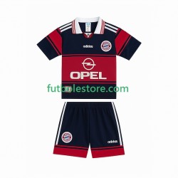 Primera Equipación del Bayern de Múnich Retro 1997 1999 Manga Corta para Niño (Camiseta y pantalón)