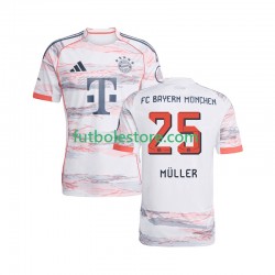 Segunda Equipación del Bayern de Múnich Thomas Muller 25 2025-2026 Manga Corta para Hombre
