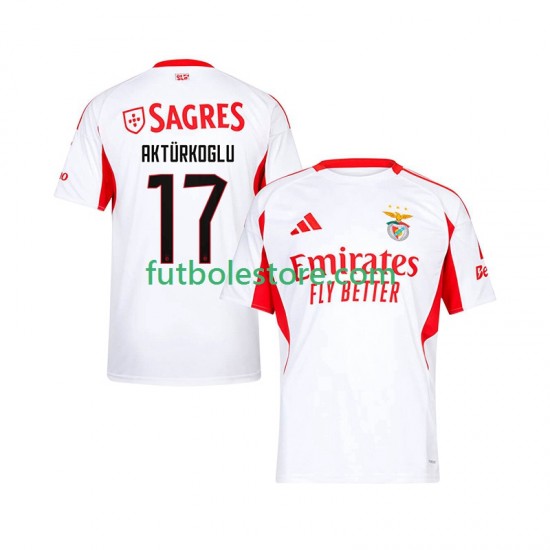 Segunda Equipación del Benfica Kerem Akturkoglu 17 2025-2026 Manga Corta para Hombre Segunda Equipación del Benfica Kerem Akturkoglu 17 2025-2026 Manga Corta para Hombre