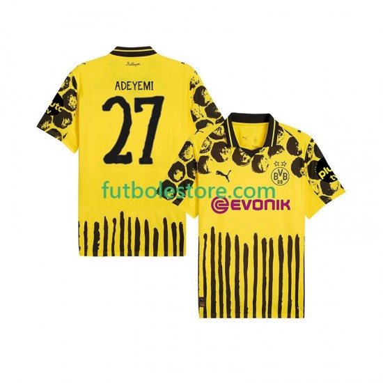 Primera Equipación del Borussia Dortmund Karim Adeyemi 27 FIFA CWC 2025 Manga Corta para Hombre Primera Equipación del Borussia Dortmund Karim Adeyemi 27 FIFA CWC 2025 Manga Corta para Hombre
