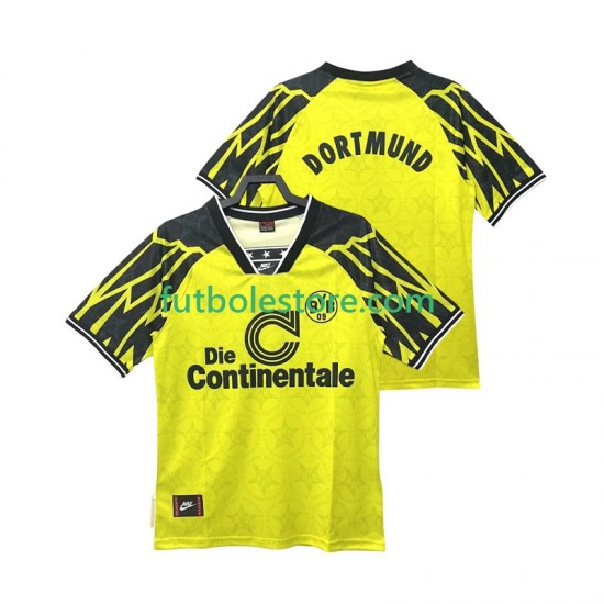 Primera Equipación del Borussia Dortmund Retro 1994 1995 Manga Corta para Hombre Primera Equipación del Borussia Dortmund Retro 1994 1995 Manga Corta para Hombre