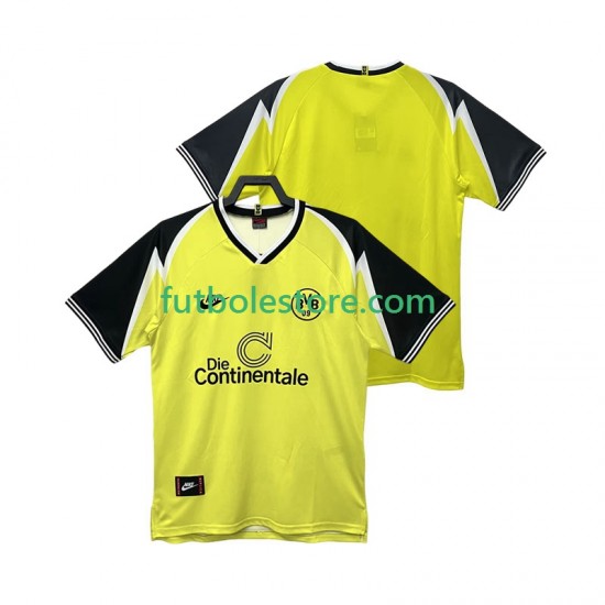 Primera Equipación del Borussia Dortmund Retro 1995 1996 Manga Corta para Hombre Primera Equipación del Borussia Dortmund Retro 1995 1996 Manga Corta para Hombre