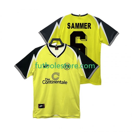 Primera Equipación del Borussia Dortmund SAMMER 6 Retro 1995 1996 Manga Corta para Hombre Primera Equipación del Borussia Dortmund SAMMER 6 Retro 1995 1996 Manga Corta para Hombre