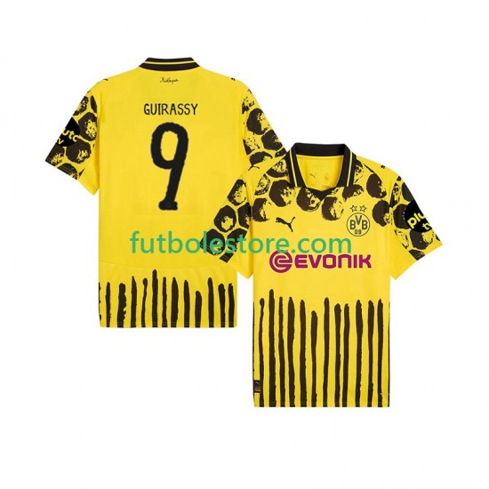 Primera Equipación del Borussia Dortmund Serhou Guirassy 9 FIFA CWC 2025 Manga Corta para Hombre Primera Equipación del Borussia Dortmund Serhou Guirassy 9 FIFA CWC 2025 Manga Corta para Hombre