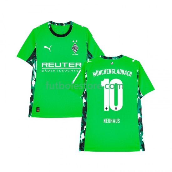 Segunda Equipación del Borussia Mönchengladbach Florian Neuhaus 10 2025-2026 Manga Corta para Hombre Segunda Equipación del Borussia Mönchengladbach Florian Neuhaus 10 2025-2026 Manga Corta para Hombre