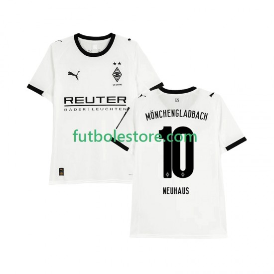 Primera Equipación del Borussia Mönchengladbach Florian Neuhaus 10 2025-2026 Manga Corta para Hombre Primera Equipación del Borussia Mönchengladbach Florian Neuhaus 10 2025-2026 Manga Corta para Hombre