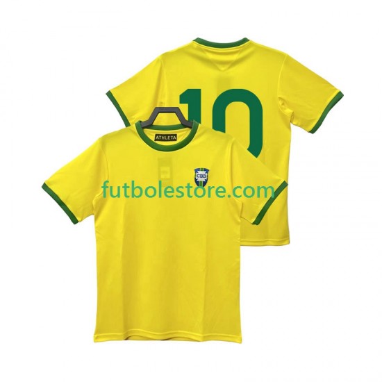 Primera Equipación del Brasil 10 Retro 1970 Manga Corta para Hombre Primera Equipación del Brasil 10 Retro 1970 Manga Corta para Hombre