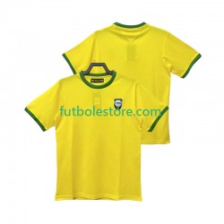 Primera Equipación del Brasil Retro 1970 Manga Corta para Hombre