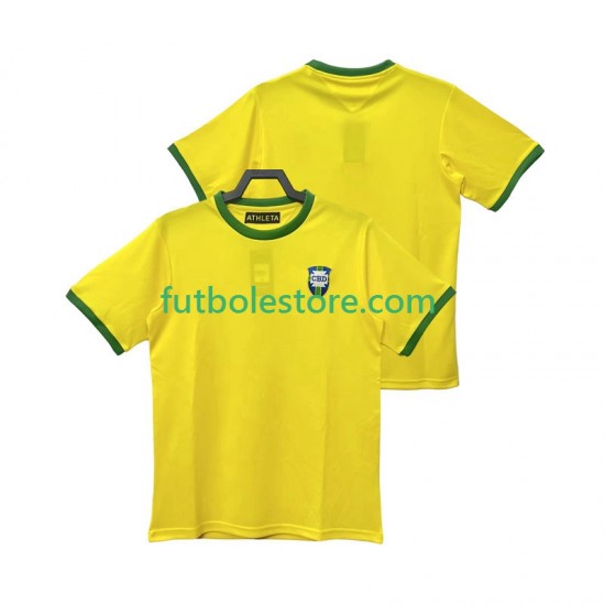 Primera Equipación del Brasil Retro 1970 Manga Corta para Hombre Primera Equipación del Brasil Retro 1970 Manga Corta para Hombre