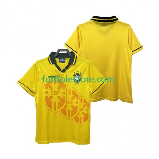 Primera Equipación del Brasil Retro 1994 Manga Corta para Hombre Primera Equipación del Brasil Retro 1994 Manga Corta para Hombre
