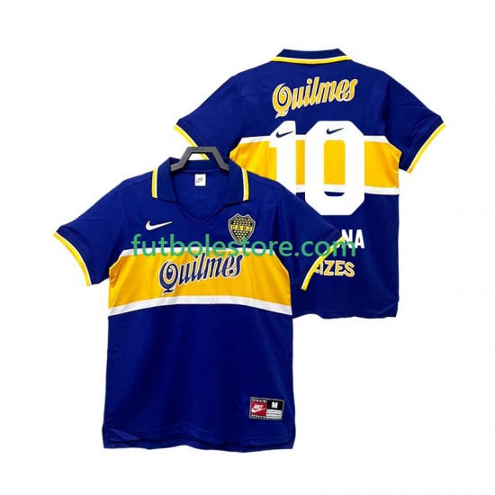 Primera Equipación del CA Boca Juniors MARADONA 10 Retro 1997 1998 Manga Corta para Hombre Primera Equipación del CA Boca Juniors MARADONA 10 Retro 1997 1998 Manga Corta para Hombre