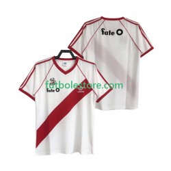 Primera Equipación del CA River Plate Retro 1986 Manga Corta para Hombre