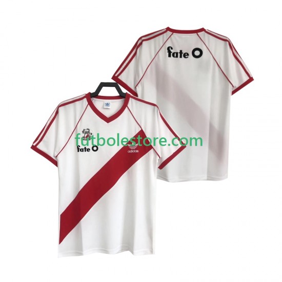 Primera Equipación del CA River Plate Retro 1986 Manga Corta para Hombre Primera Equipación del CA River Plate Retro 1986 Manga Corta para Hombre