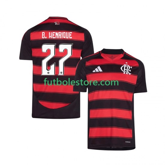 Primera Equipación del CR Flamengo Bruno Henrique 27 2025-2026 Manga Corta para Hombre Primera Equipación del CR Flamengo Bruno Henrique 27 2025-2026 Manga Corta para Hombre