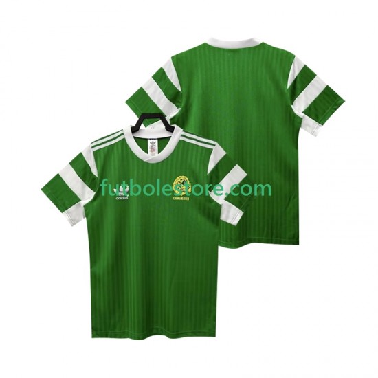 Primera Equipación del Camerún Retro 1990 Manga Corta para Hombre Primera Equipación del Camerún Retro 1990 Manga Corta para Hombre