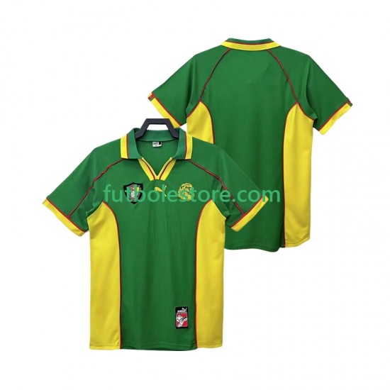 Primera Equipación del Camerún Retro 1998 Manga Corta para Hombre Primera Equipación del Camerún Retro 1998 Manga Corta para Hombre