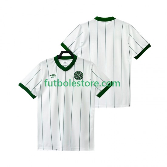 Segunda Equipación del Celtic FC Retro 1982 1983 Manga Corta para Hombre Segunda Equipación del Celtic FC Retro 1982 1983 Manga Corta para Hombre
