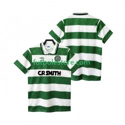 Tercera Equipación del Celtic FC Retro 1989 1990 Manga Corta para Hombre