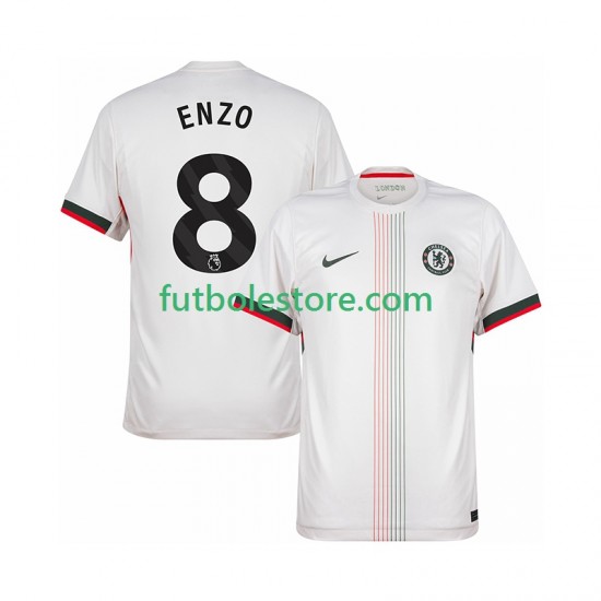 Segunda Equipación del Chelsea Enzo Fernandez 8 2025-2026 Manga Corta para Hombre Segunda Equipación del Chelsea Enzo Fernandez 8 2025-2026 Manga Corta para Hombre