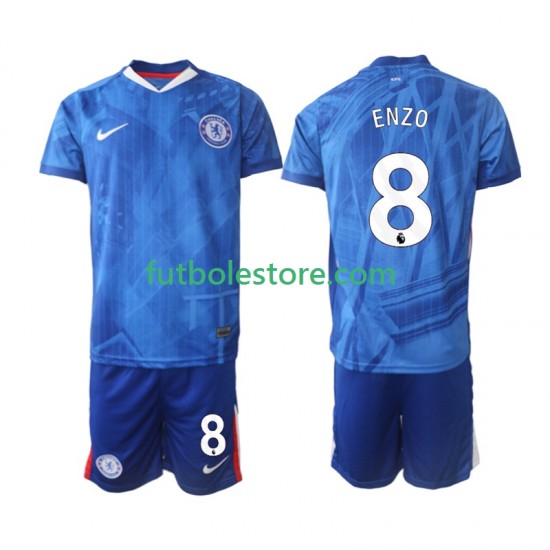 Primera Equipación del Chelsea Enzo Fernandez 8 2025-2026 Manga Corta para Niño (Camiseta y pantalón) Primera Equipación del Chelsea Enzo Fernandez 8 2025-2026 Manga Corta para Niño (Camiseta y pantalón)