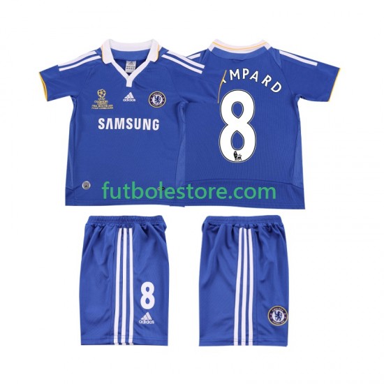 Primera Equipación del Chelsea LAMPARD 8 Retro 2007 2008 Manga Corta para Niño (Camiseta y pantalón) Primera Equipación del Chelsea LAMPARD 8 Retro 2007 2008 Manga Corta para Niño (Camiseta y pantalón)