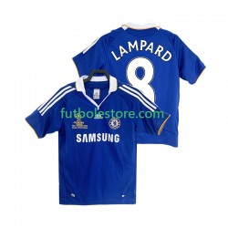 Primera Equipación del Chelsea LAMPARD 8 Retro 2007 2008 Manga Corta para Hombre