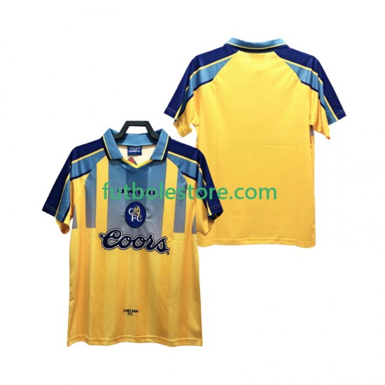Segunda Equipación del Chelsea Retro 1995 1997 Manga Corta para Hombre Segunda Equipación del Chelsea Retro 1995 1997 Manga Corta para Hombre