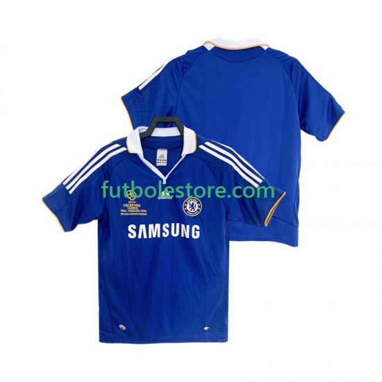 Primera Equipación del Chelsea Retro 2007 2008 Manga Corta para Hombre Primera Equipación del Chelsea Retro 2007 2008 Manga Corta para Hombre