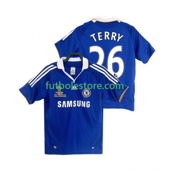 Primera Equipación del Chelsea TERRY 26 Retro 2007 2008 Manga Corta para Hombre Primera Equipación del Chelsea TERRY 26 Retro 2007 2008 Manga Corta para Hombre