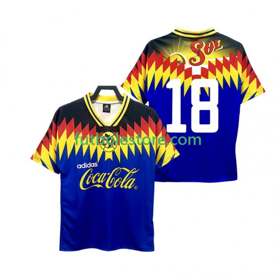 Segunda Equipación del Club América 18 Retro 1995 Manga Corta para Hombre Segunda Equipación del Club América 18 Retro 1995 Manga Corta para Hombre