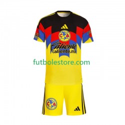 Primera Equipación del Club América 2025-2026 Manga Corta para Niño (Camiseta y pantalón)