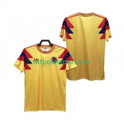 Primera Equipación del Colombia Retro 1990 Manga Corta para Hombre
