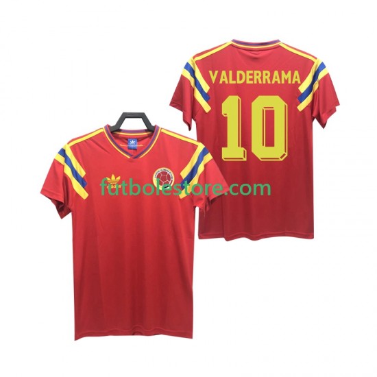 Segunda Equipación del Colombia VALDERRAMA 10 Retro 1990 Manga Corta para Hombre Segunda Equipación del Colombia VALDERRAMA 10 Retro 1990 Manga Corta para Hombre
